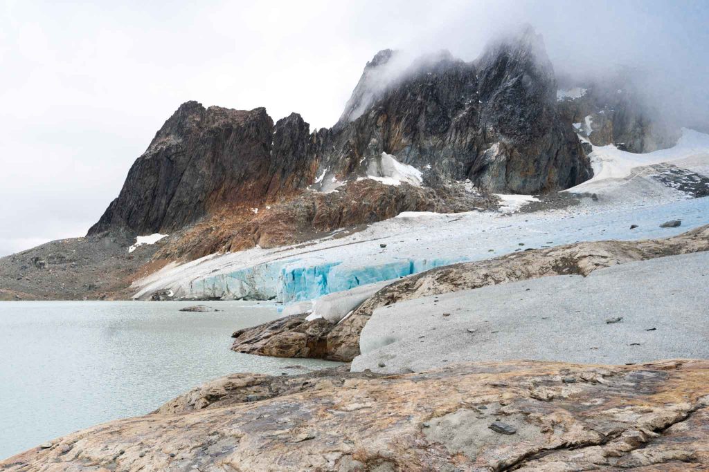 Ojo del Albino glacier