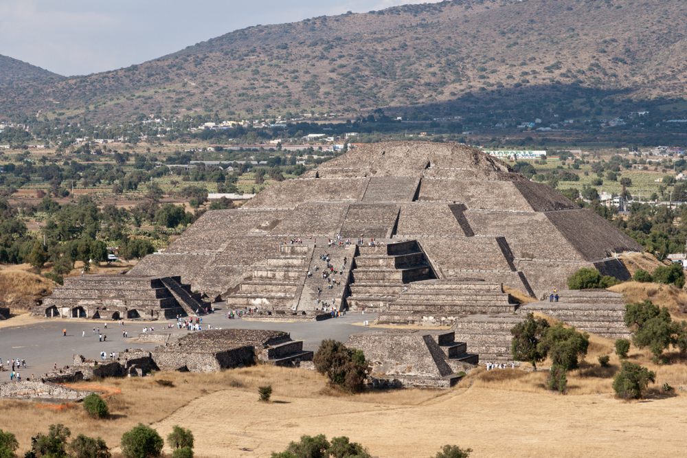 Pyramid of the Moon ancient pyramid in mexico