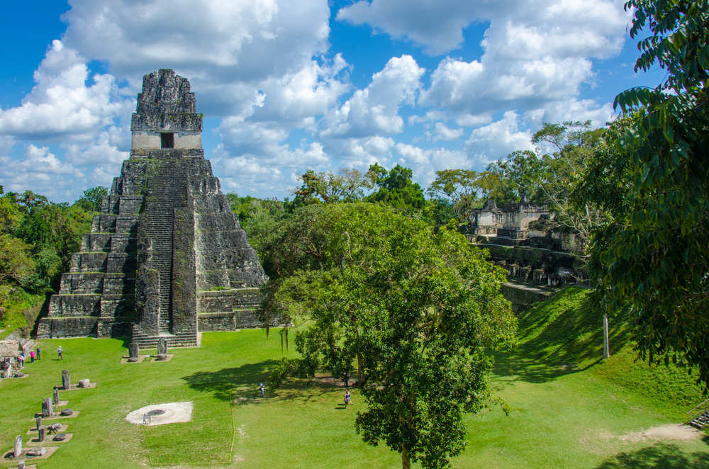 ancient mayan ruin Tikal guatemala