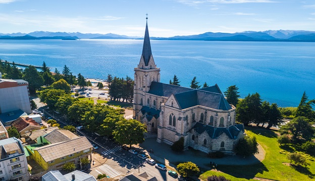 Church in the city of Bariloche, Argentina. 