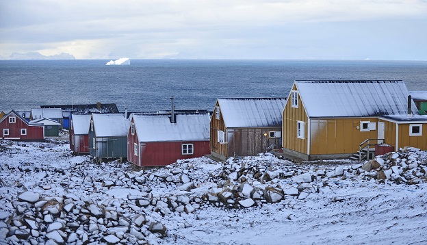 Kulusuk village, east Greenland.