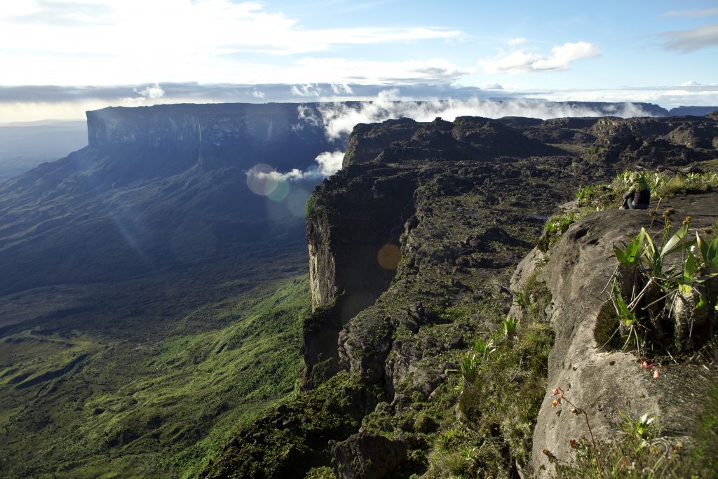 View from the plateau Roraima to Gran Sabana region - Venezuela, South America. Photo Credit: Shutterstock