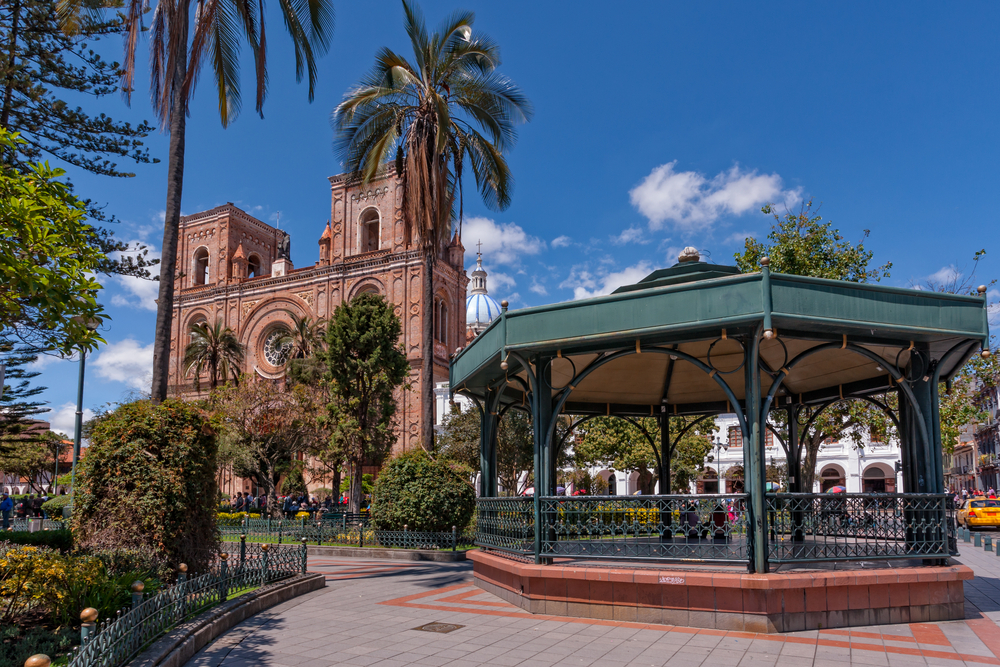 Old city centre of Cuenca. 