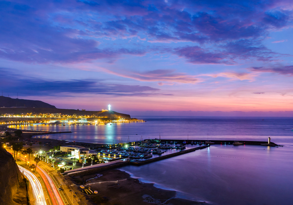 The coastline of Peru