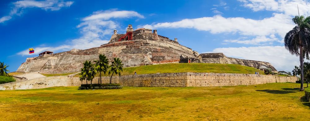 Castillo San Felipe in Cartagena, Colombia. 