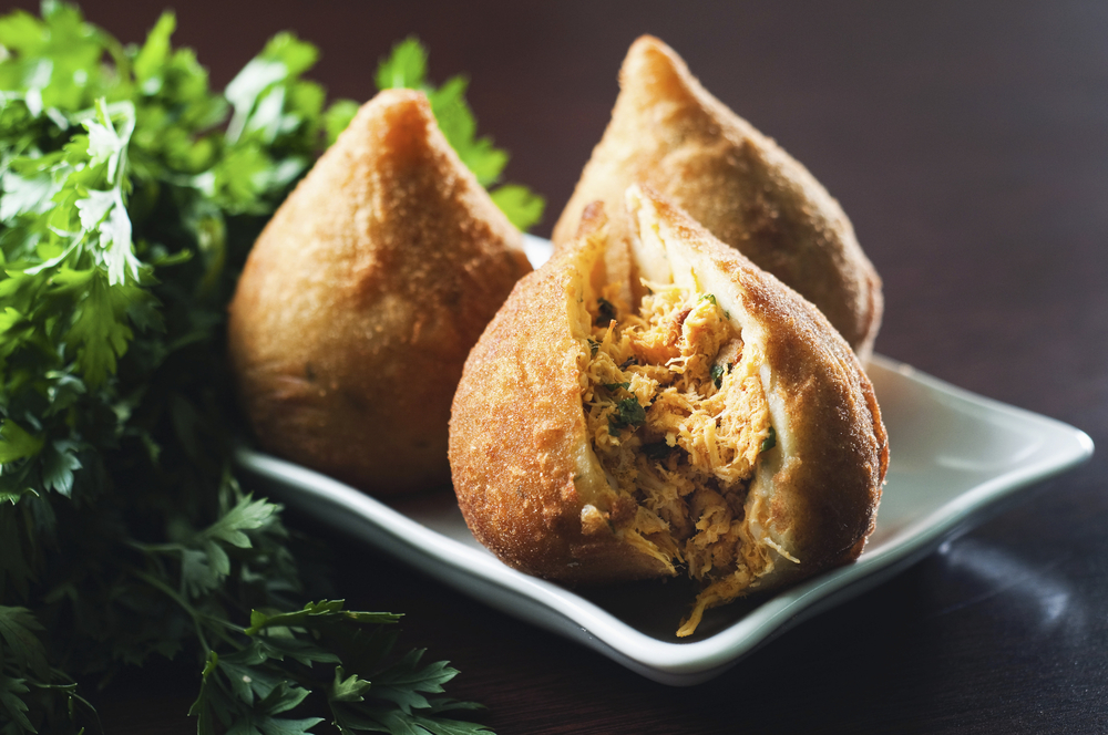 Coxinha, a Brazilian chicken snack