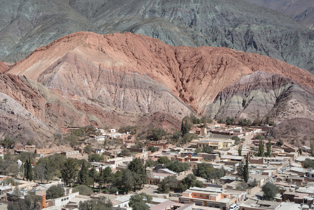 Rainbow Mountain range. 