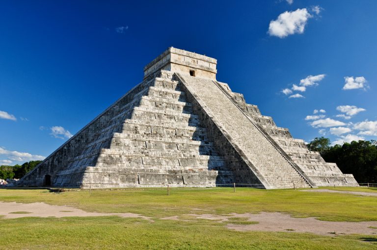 Chichen Itza Mayan ruin in Mexico.