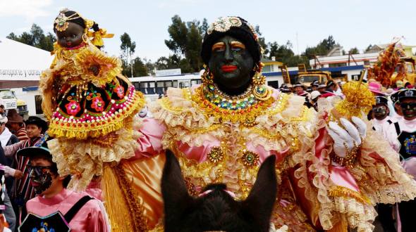 Mama Negra Fesitval in Ecuado