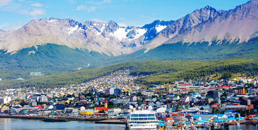 Arrive Ushuaia