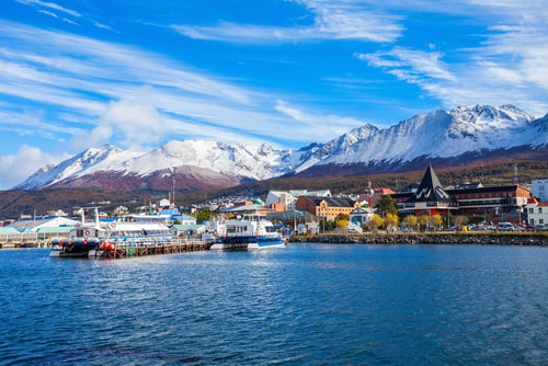 Disembarkation in Ushuaia, Argentina