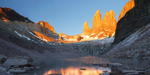 Depart from Torres del Paine