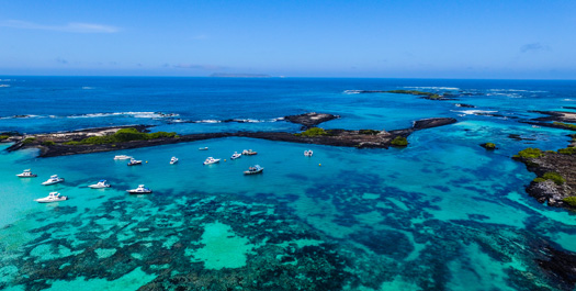 Arrive Galapagos Islands