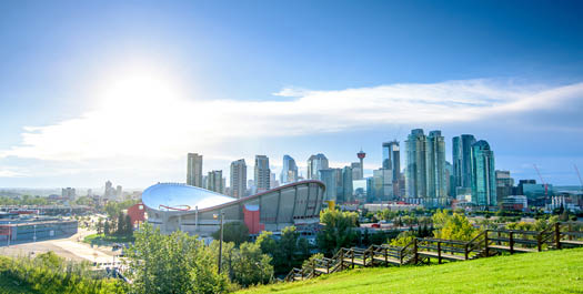 Arrival in Calgary