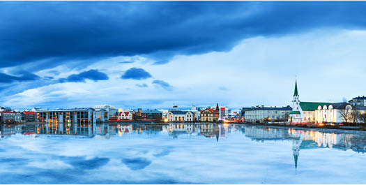 Disembark in Reykjavik, Iceland